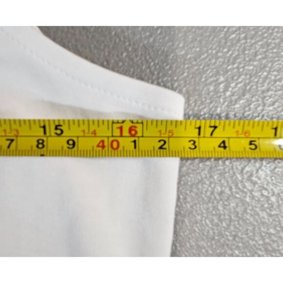 Vince Womens S Sleeveless Midi Faux-wrap Dress In‎ Optic White Pima Cotton - Picture 9 of 16